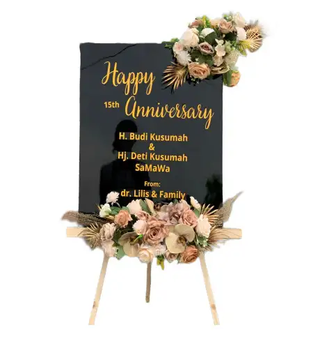 Papan Bunga Akrilik Tembok Luwung